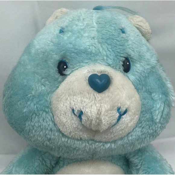 VINTAGE 1983 KENNER CARE BEARS WISH BEAR BLUE SHOOTING STAR PLUSH STUFFED ANIMAL - Picture 2 of 14